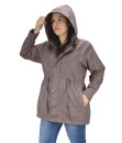 Parka Jaqueta Butu Biru P ao Extra Grande Feminino - Marrom